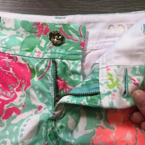 Lilly Pulitzer The Callahan Short Poolside Beach Walk Blue Size 00 - Picture 7 of 12